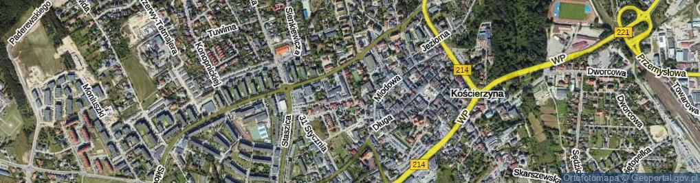 Zdjęcie satelitarne Różana ul.