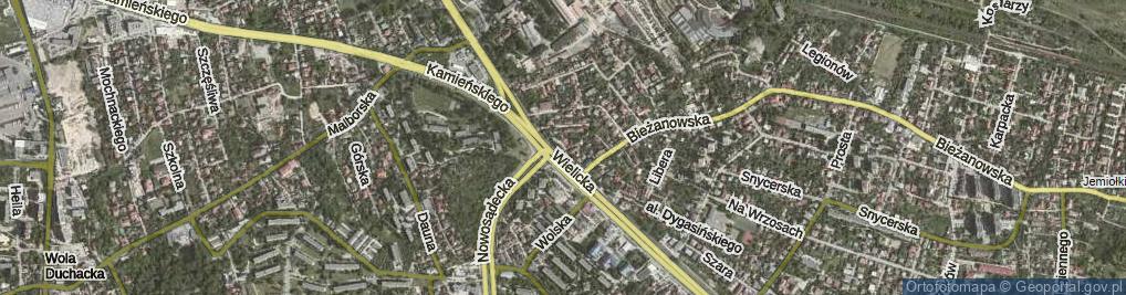 Zdjęcie satelitarne Rożena-Jaksy Władysława ul.