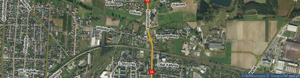 Zdjęcie satelitarne Rondo Fontenay le Comte rondo.