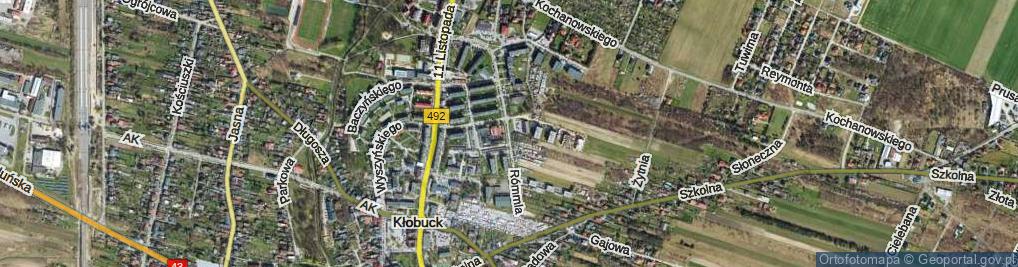 Zdjęcie satelitarne Rómmla, gen. ul.