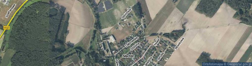 Zdjęcie satelitarne Różana ul.