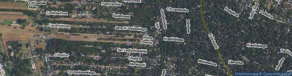 Zdjęcie satelitarne Rolna ul.