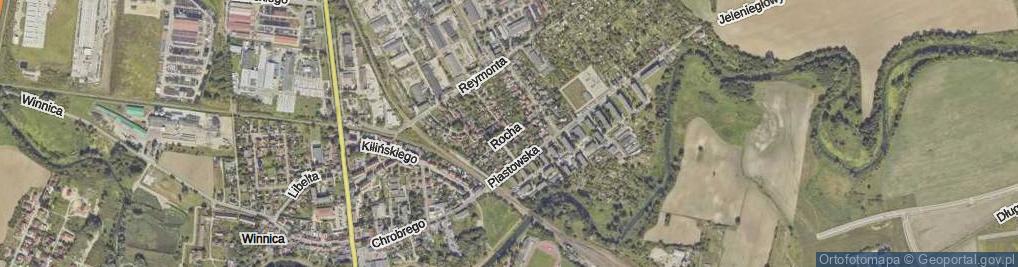 Zdjęcie satelitarne Rocha ul.