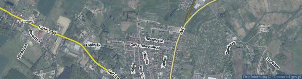 Zdjęcie satelitarne Roosevelta Teodora ul.