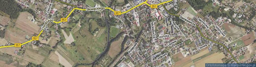 Zdjęcie satelitarne Robotnicza ul.