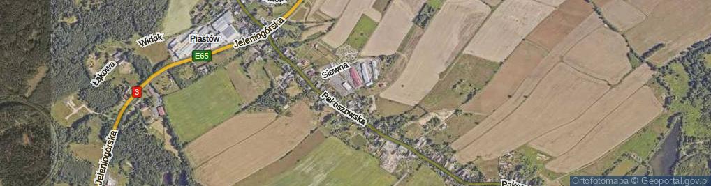 Zdjęcie satelitarne Rolna ul.