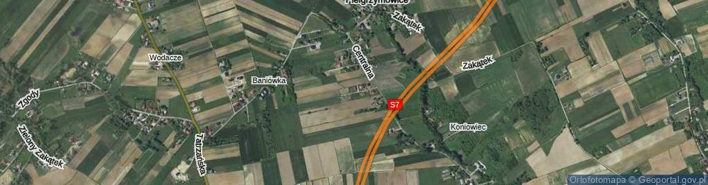 Zdjęcie satelitarne Rodzinna ul.