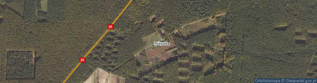 Zdjęcie satelitarne Różyczka ul.