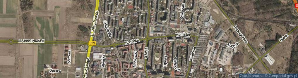 Zdjęcie satelitarne Rondo Mazowieckiego Tadeusza rondo.