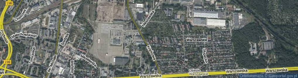 Zdjęcie satelitarne Rogowska ul.