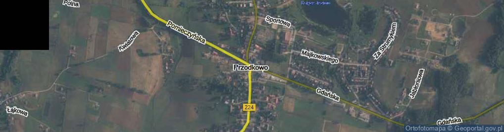 Zdjęcie satelitarne Rondo Szwaby Jana, ks. kan. rondo.