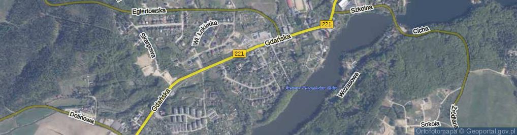 Zdjęcie satelitarne Różana ul.