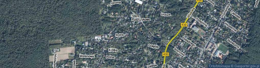 Zdjęcie satelitarne Rolna ul.