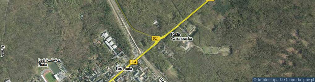 Zdjęcie satelitarne Rondo Bitwy Warszawskiej rondo.