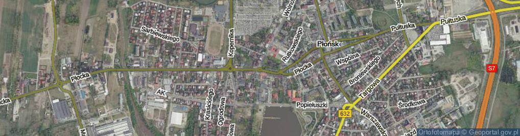 Zdjęcie satelitarne Rondo Konstytucji 3 Maja rondo.