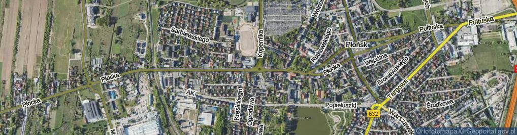 Zdjęcie satelitarne Rondo Nauczycieli Tajnego Nauczania rondo.