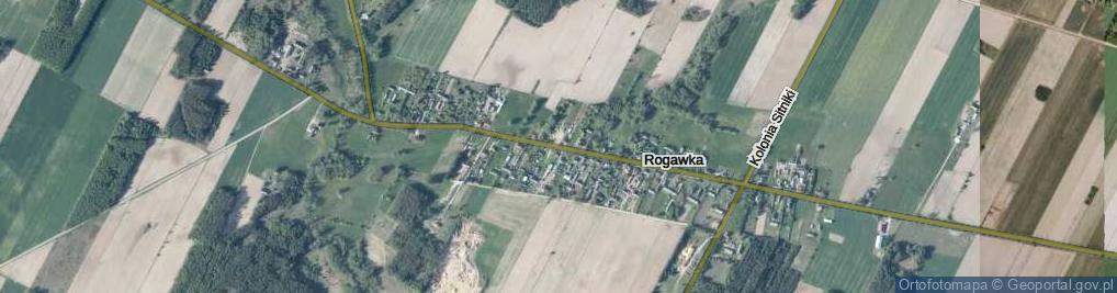 Zdjęcie satelitarne Rogawka ul.