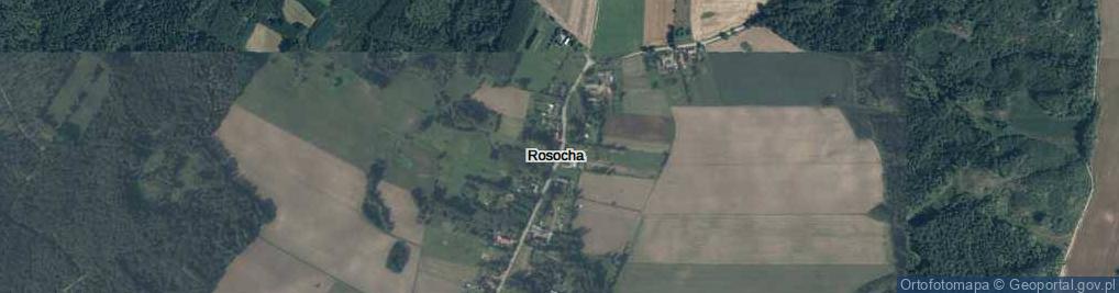 Zdjęcie satelitarne Rosocha ul.