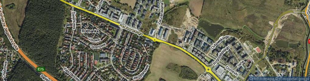 Zdjęcie satelitarne Rondo Rotmanka rondo.