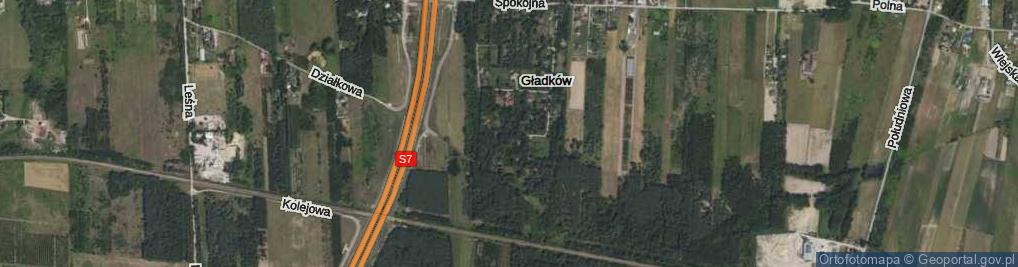 Zdjęcie satelitarne Różana ul.