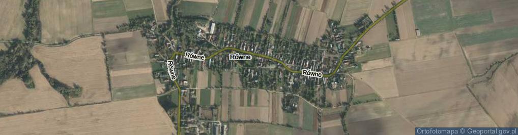 Zdjęcie satelitarne Równe ul.
