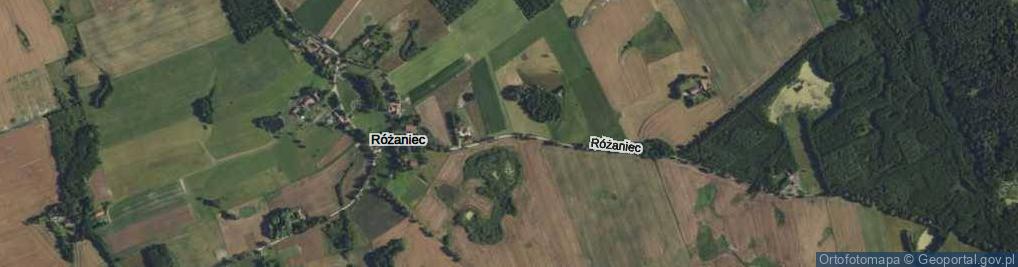 Zdjęcie satelitarne Różaniec ul.