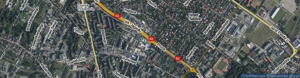 Zdjęcie satelitarne Rondo Górskiego Jerzego, ks. rondo.