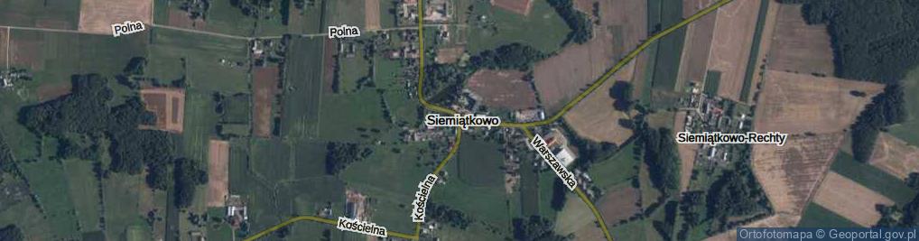 Zdjęcie satelitarne Rondo Ziemowita IV rondo.