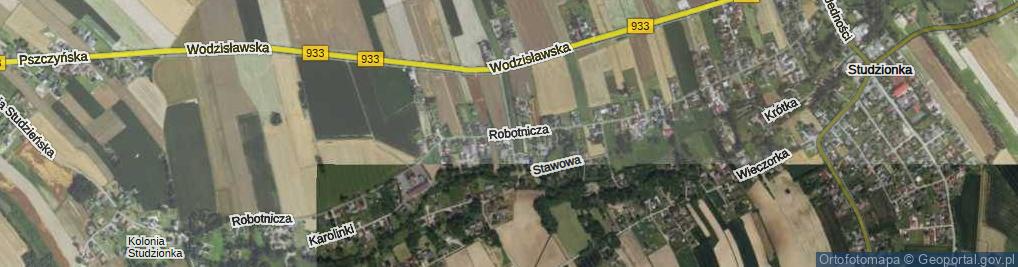 Zdjęcie satelitarne Robotnicza ul.