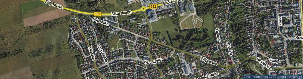 Zdjęcie satelitarne Rondo Urbanowicza Witolda, gen. rondo.