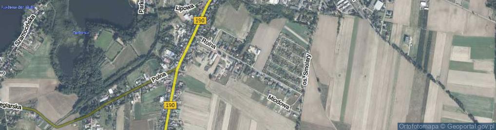 Zdjęcie satelitarne Rolna ul.