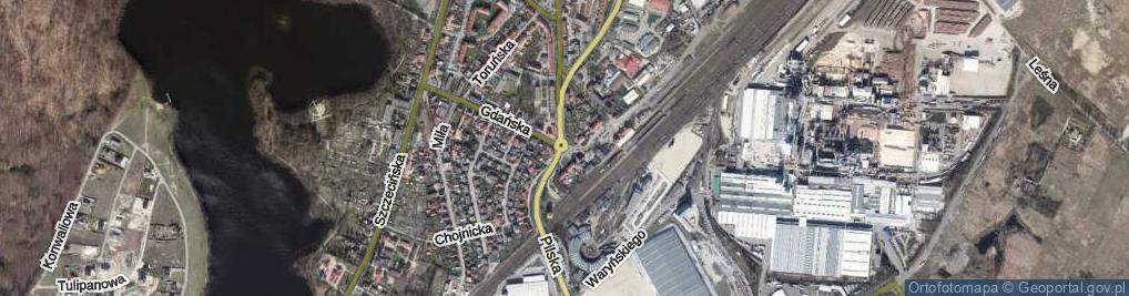 Zdjęcie satelitarne Rondo Osińskiego Winanda rondo.
