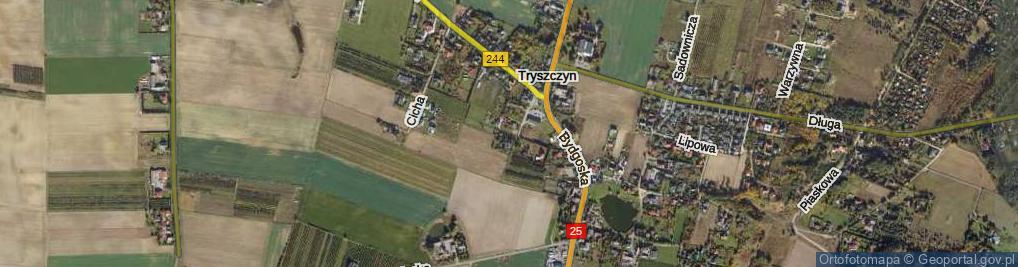 Zdjęcie satelitarne Równa ul.