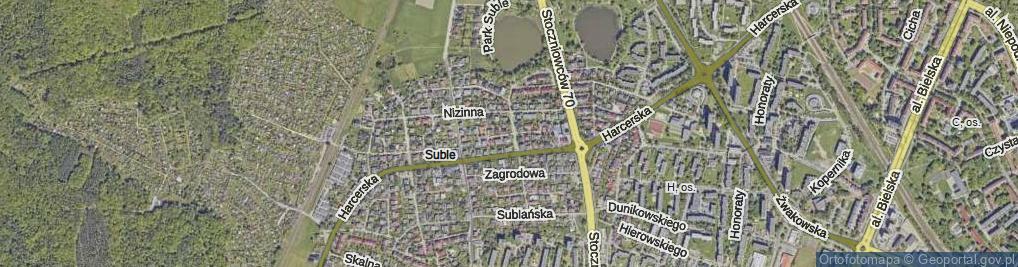 Zdjęcie satelitarne Roździeńskiego Walentego ul.