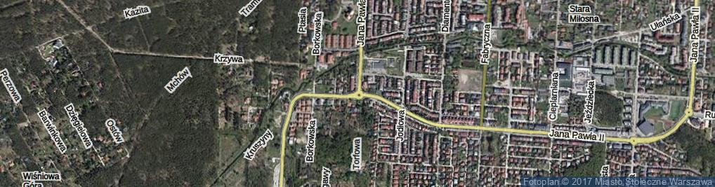 Zdjęcie satelitarne Rondo Macierowe Bagno rondo.