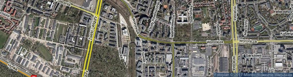 Zdjęcie satelitarne Rondo Miś rondo.