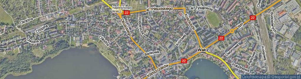 Zdjęcie satelitarne Robotnicza ul.