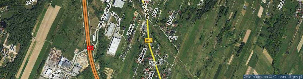 Zdjęcie satelitarne Równa ul.