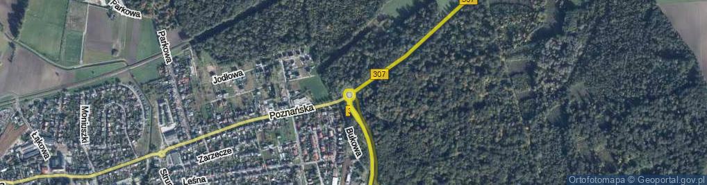 Zdjęcie satelitarne Rondo Pierwszego Polskiego Motocykla Lech rondo.