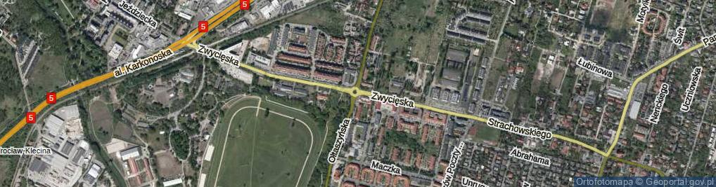 Zdjęcie satelitarne Rondo św. Ojca Pio rondo.