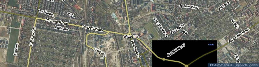 Zdjęcie satelitarne Rondo Popiełuszki Jerzego, bł. ks. rondo.