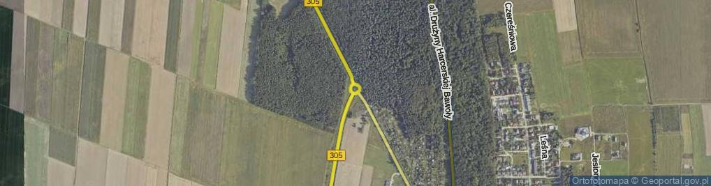 Zdjęcie satelitarne Rondo Wolsztyńskie rondo.