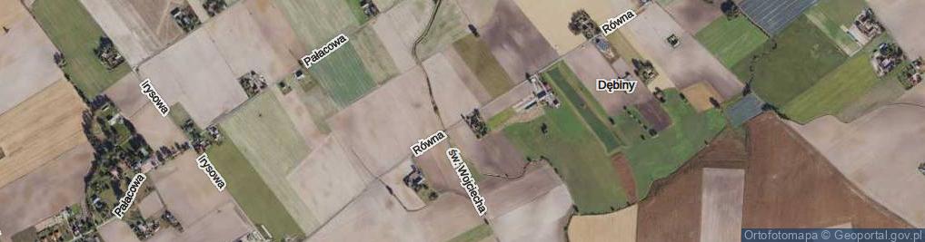 Zdjęcie satelitarne Równa ul.
