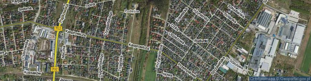 Zdjęcie satelitarne Rodziewiczówny Marii ul.