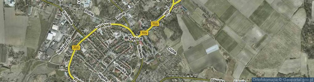 Zdjęcie satelitarne Różana ul.