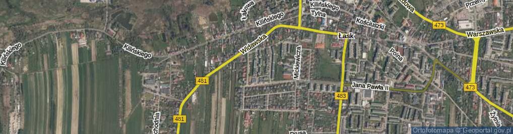 Zdjęcie satelitarne Rodziny Bujnowskich ul.