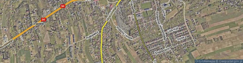 Zdjęcie satelitarne Rodziny Ulmów ul.