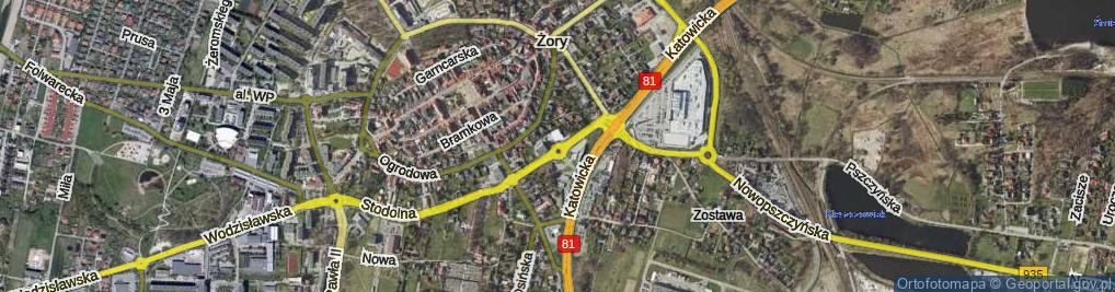 Zdjęcie satelitarne Rondo Niemieckie Kamp-Lintfort rondo.