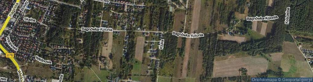 Zdjęcie satelitarne Rubinowa ul.