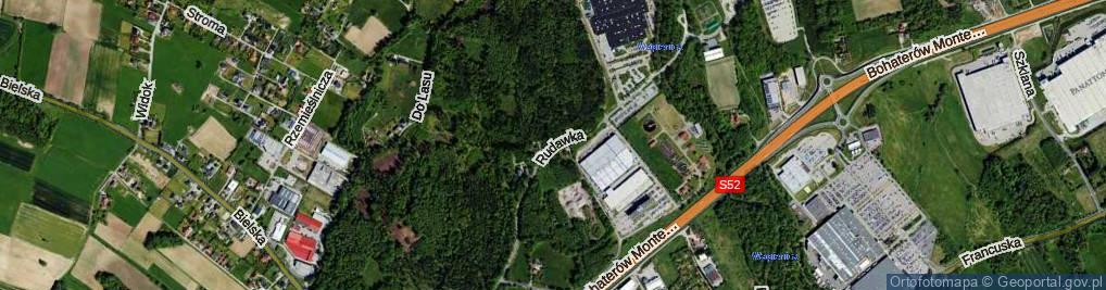 Zdjęcie satelitarne Rudawka ul.